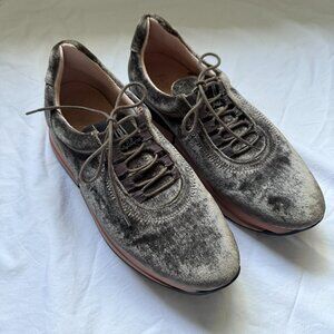 Pretty Ballerina platform sneakers brown w/ pink, women's size 9.5 (US) 40 (UK)